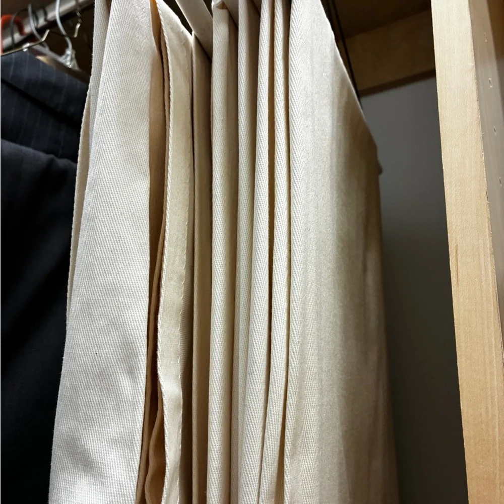 JCPenney Cream Grommet Curtains‎